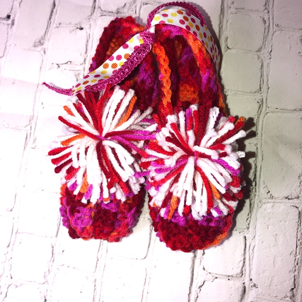 Homemade Crocheted slippers